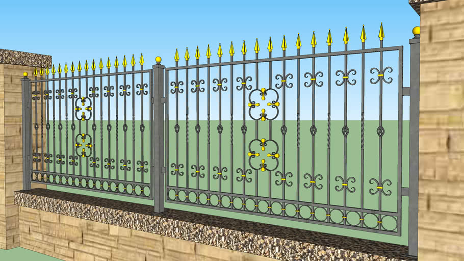 Wrought Iron Fencing Fence Work Contractors in Dubai