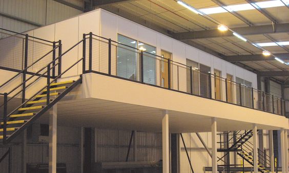 Steel Building Mezzanine Steel Structure Mezzanine Floor Uae